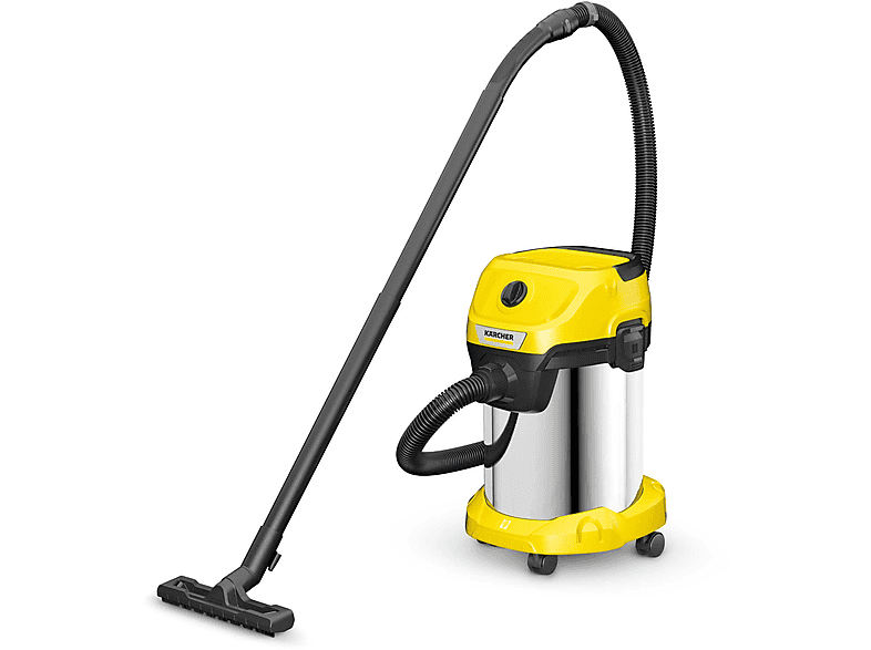 Aspirador con bolsa  KARCHER 1.628-141.0 1000 W 19 l Acero inoxidable Amarillo