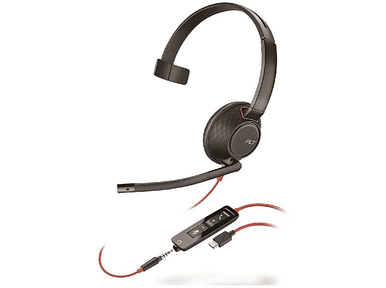 Auriculares de oficina  POLY 207587-201 Circumaurales Negro