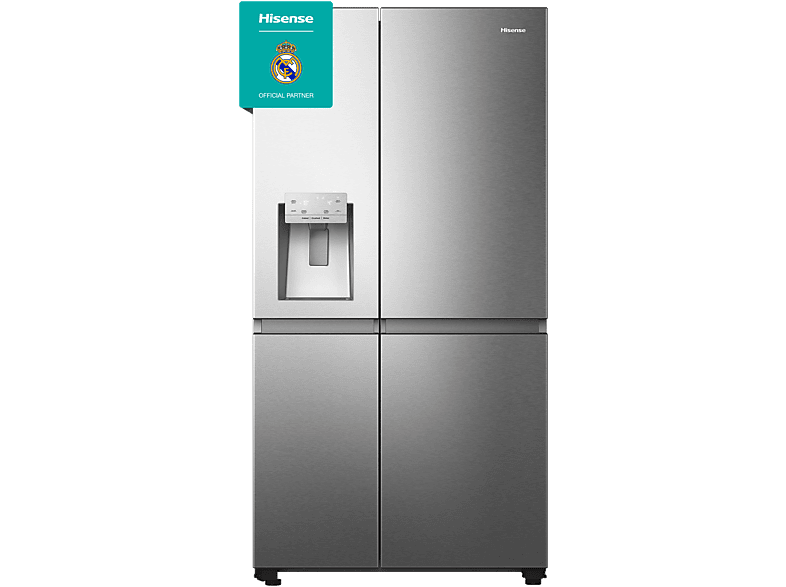 Frigorífico americano  Hisense RS818N4TIE1 No Frost 179 cm 636 l WI-FI Dispensador Agua & Hielo Inox