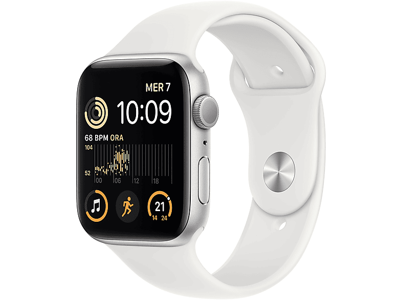 Apple Watch  APPLE 1539990 APPLE WATCH SE 44 SIL AL WT SP GPS Talla única Aluminio Plata