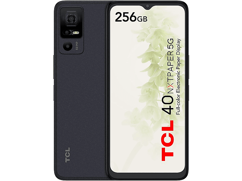 Móvil  TCL 40 NXTPAPER 5G Negro 256 GB 6 GB RAM 6,6 