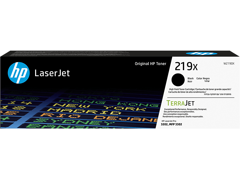 Tóner- HP 219X de alta capacidad Laserjet Aproximadamente 3200 páginas HP Planet Partners Negro