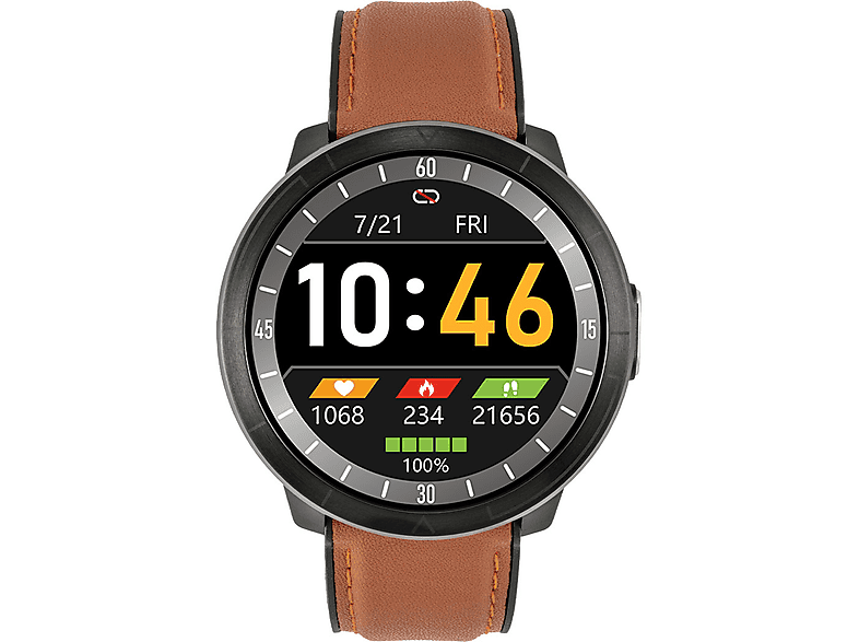 Smartwatch  WATCHMARK WM18 Marrón Materia plástica Marrón 