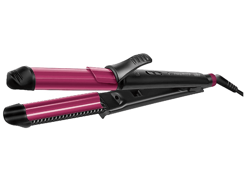 Plancha de pelo  CF4512 ROWENTA Negro y Rosa