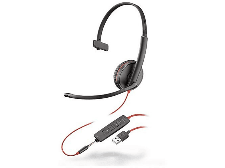 Auriculares de oficina  POLY 209746-101 Circumaurales Negro