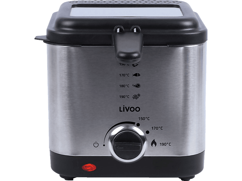 Freidora con aceite  LIVOO DOC240 900 W Negro