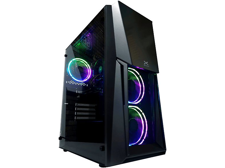 PC Gaming  MEGAMANIA Drakkar Intel Core i9-11900 x 8 Cores frecuencia turbo de 5.2 Ghz 32 GB RAM 2 TB SSD Radeon™ RX 6600 XT Windows 11 Pro (64 Bit) Windows 11 Pro Gris 