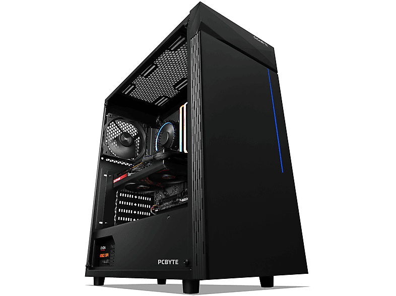 PC Gaming  PCBYTE Scorpio Intel® Core™ i7-12700F 12 Cores up to hasta 4,90 GHz Turbo 128 GB RAM 2 TB SSD GeForce RTX™ 4060 Windows Negro 