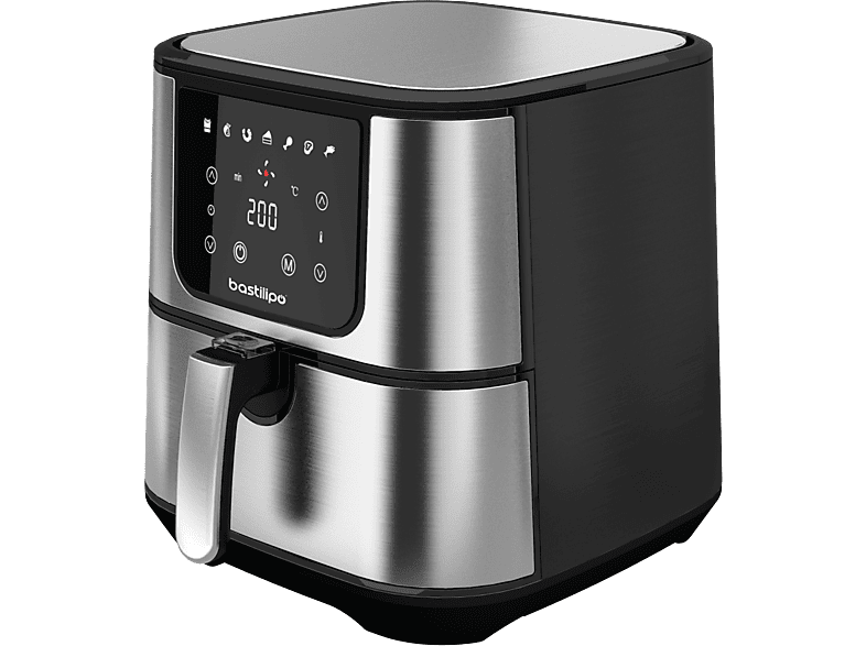 Freidoras de aire | BASTILIPO Bastilipo - AF-1800, Dragon air fryer, freidora de aire de 5,5 Litros, 300 W, Black