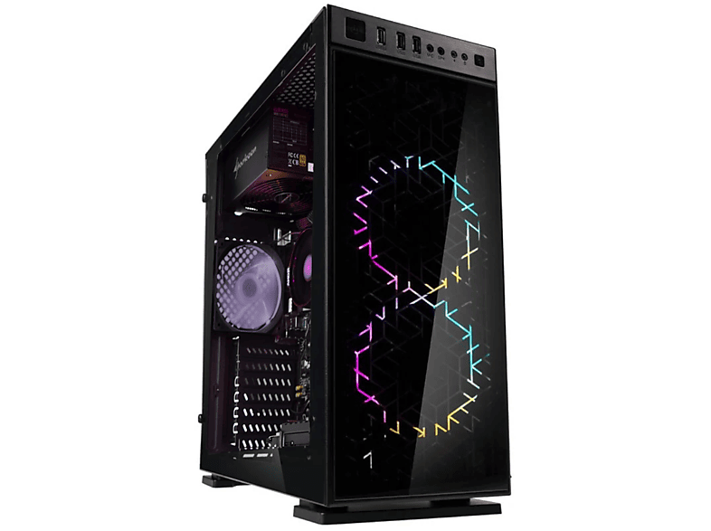 PC Gaming  MEGAMANIA Raptor AMD Ryzen 7 5700G 8 Cores x 3,8 GHz up to 4.6Ghz 16 GB RAM 1 TB SSD Radeon™ Onboard Graphics Windows 11 Pro (64 Bit) Windows 11 Pro Negro