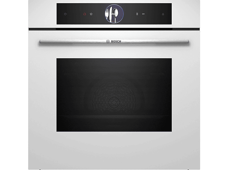 Horno multifunción  BOSCH HSG7361W1 Integrable Steam Plus Vapor Tradicional Cocción convencional Cocción suave Descongelación Fermentar Fritura Pizza Grill con aire caliente Grill de amplia superficie perfectCooking 4D Hornear Hornear suave Mantener caliente Precalentar Regenerar Solera Vapor 100% Sprint Sí 71 l 548 mm Blanco