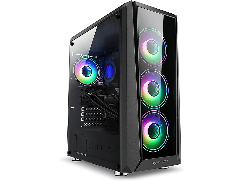 PC Gaming  PC RACING RYZEN 5 ORDENADOR SOBREMESA AMD Ryzen™ 5 7600X 32 GB RAM 2 TB SSD GeForce RTX™ 4070 Super™ Windows 11 Pro (64 Bit) Negro 