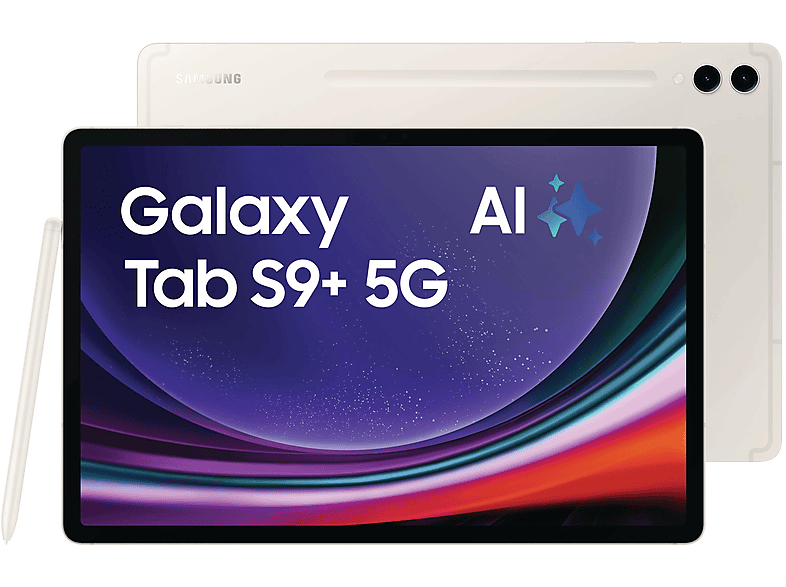 Tablet  SAMSUNG Samsung Tab S9+ 5G Beige / 12+512GB / 12.4