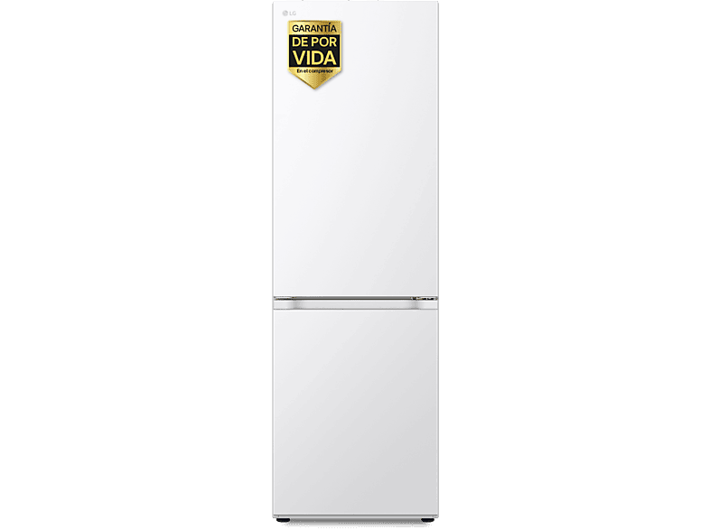 Frigorífico combi  LG GBV5140DSW No Frost 186 cm 344 l DoorCooling+™ MetalFresh™ Blanco