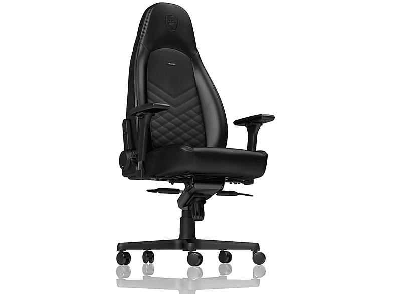 Silla gaming  NOBLECHAIRS NBL-ICN-PU-BLA Reposabrazos4D (ajustable en altura anchura y profundidad también se puede girar) 150 kg Negro