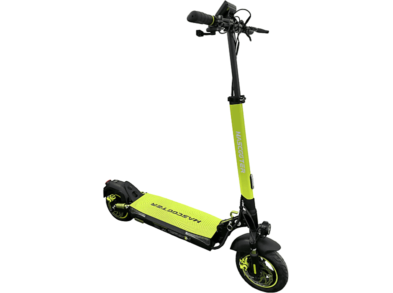 Patinete eléctrico  MASCOOTER S4 - Homologado DGT 1200 W 120 kg 7800 mAh 25 km/h Negro-lima