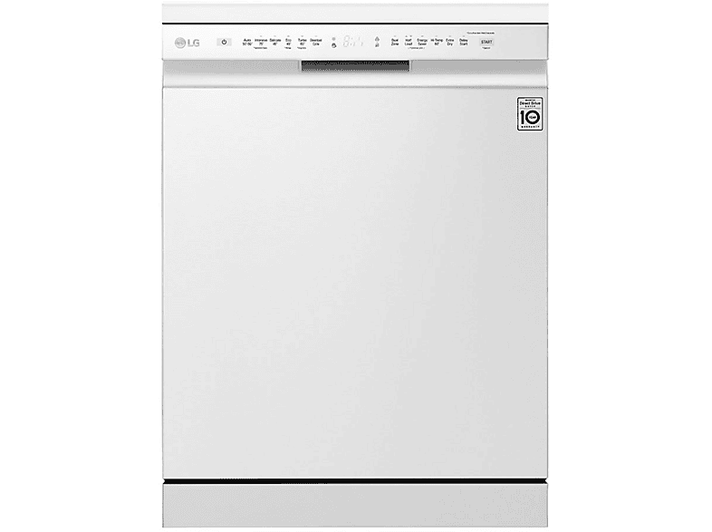 Lavavajillas libre instalación 60 cm  LG DF222FW 14 servicios 9 programas 600 mm Blanco