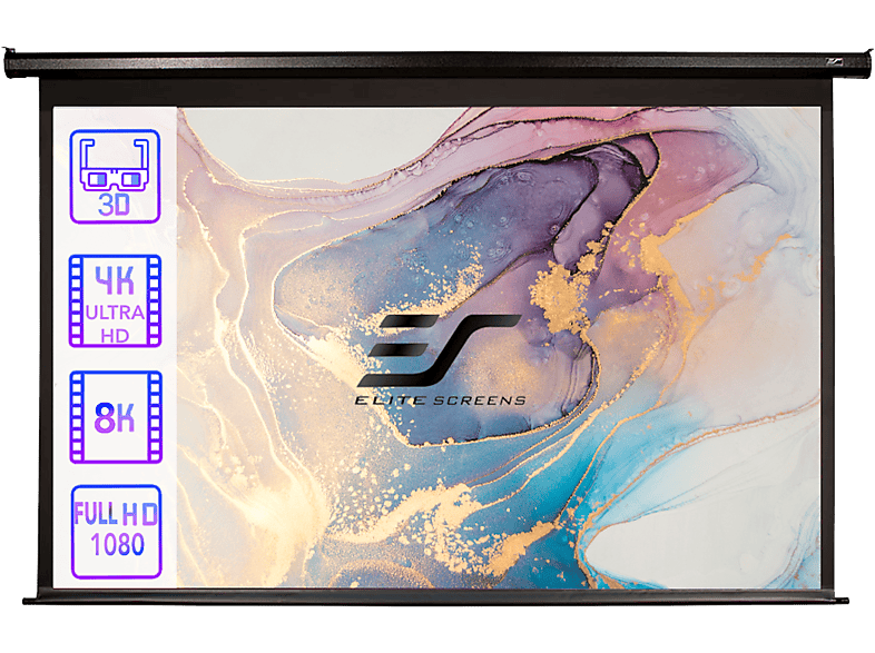 Pantalla para proyector  ELITE SCREENS VMAX/Negro / 16:9 / 234 x 132 (20 cm hacia adelante) / para: Proyector de alcance estándar 