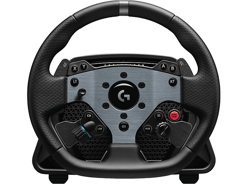 Volante  Logitech G PRO Palancas de cambio magnéticas Doble embrague Force Feedback Trueforce PC Ajustes personalizables Patrones LED Negro