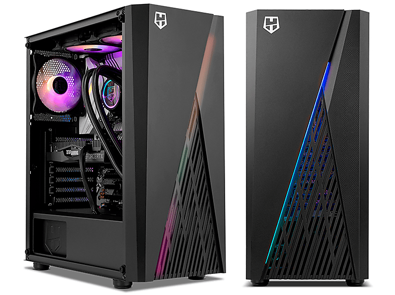 PC Gaming  NEOPC AMD Ryzen 5 5600X - 32GB RAM - 480 GB SSD+1TB HDD -RTX 7600 AMD Ryzen 5 5600X 32 GB RAM 480 GB SSD Radeon™ RX 7600 Windows 11 Pro (64 Bit) negro