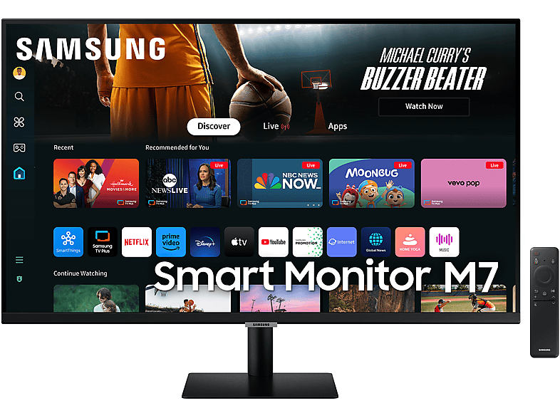 Monitor  SAMSUNG Smart Monitor M70D 32 