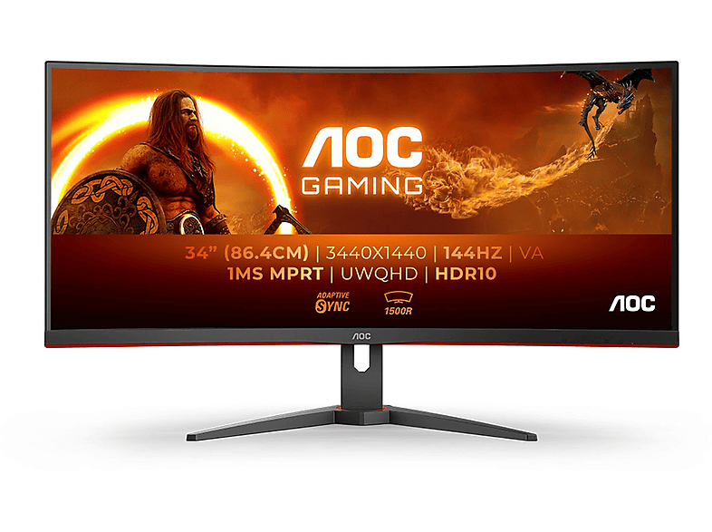 Monitor  AOC CU34G2XE/BK 34 