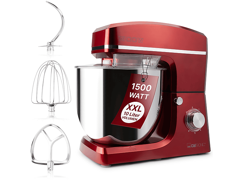 Robot de cocina  CLATRONIC 263958 1500 W 10 l Rojo 