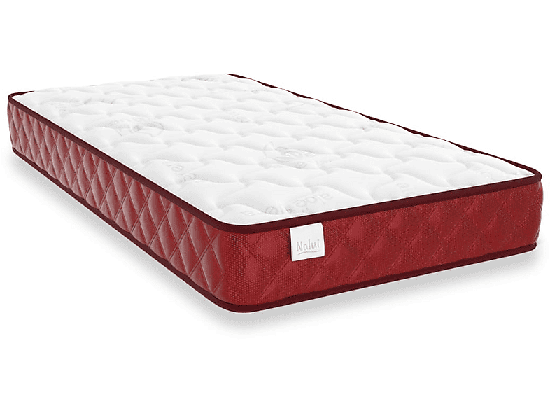 Colchón | Cuna Baby Dreams Granate ±11cm 57x117 cm NALUI, Espuma, red 