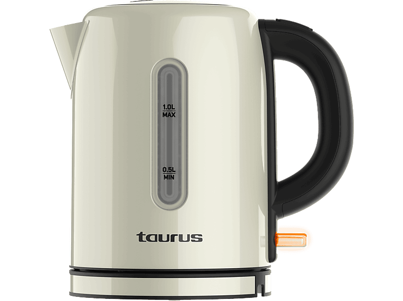 Hervidor de agua | Taurus Vintage Compact, 1 l, 2400 W, Vintage Cream