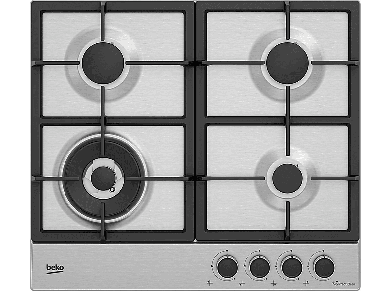 Placa de gas  BEKO HIAW64225SXE 4.0000 zonas 580 mm Acero 