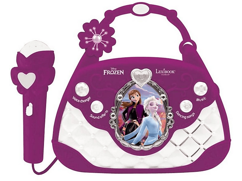 Juguete electrónico  LEXIBOOK Bolso Altavoz con micrófono y cambio de voz Disney Frozen 