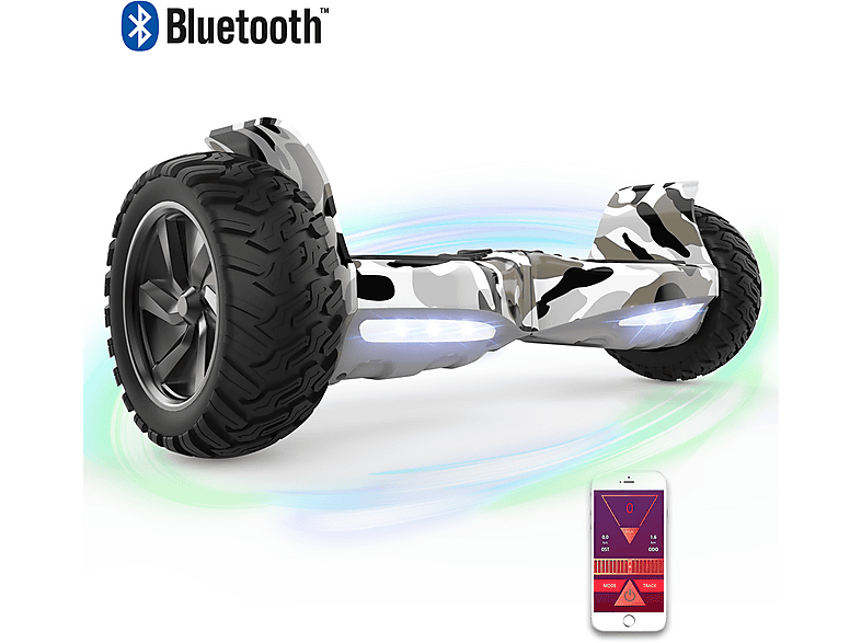 Hoverboard  Hoverboards HM2/6,Hoverboards para Niños Bluetooth APP RCB 15 km/h 4000 mAh 350 W 120 kg verde