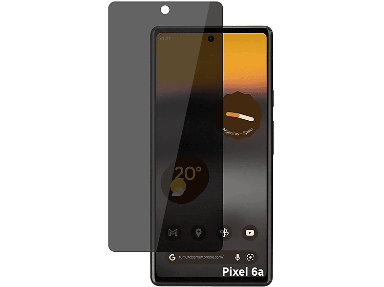 Protector pantalla móvil  Google Pixel 6A TUMUNDOSMARTPHONE Google Google Pixel 6A Hidrogel Antiespías 