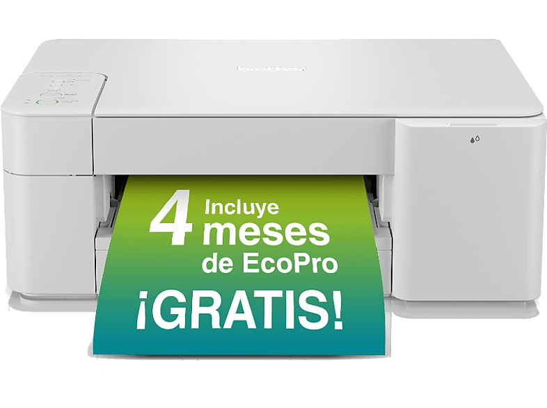 Impresora multifunción tinta | Brother DCPJ1200WE, Color, WiFi, Blanco