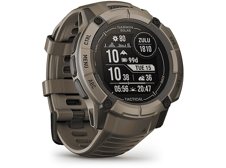 Reloj deportivo  GARMIN Instinct® 2X Solar Táctil Marrón Marrón 145-228 1,1 