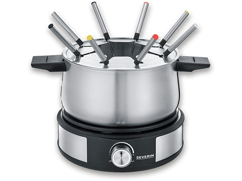 Fondue  SEVERIN FO 2471 y Crepera 1,500 W 1,4 l negro