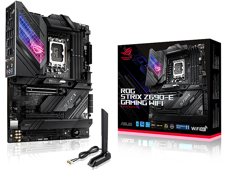 Placa base  ROG STRIX Z690-E GAMING WIFI ASUS ATX ATX Intel Z690 LGA 1700 Negro 