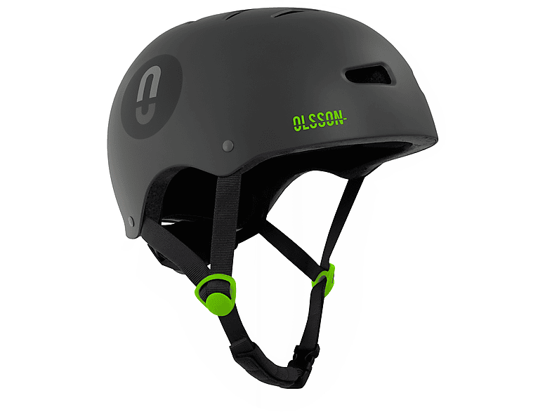 Casco  URBAN RIDER Antracita S/M para patinete eléctrico bicicleta skate patines OLSSON Antracita 