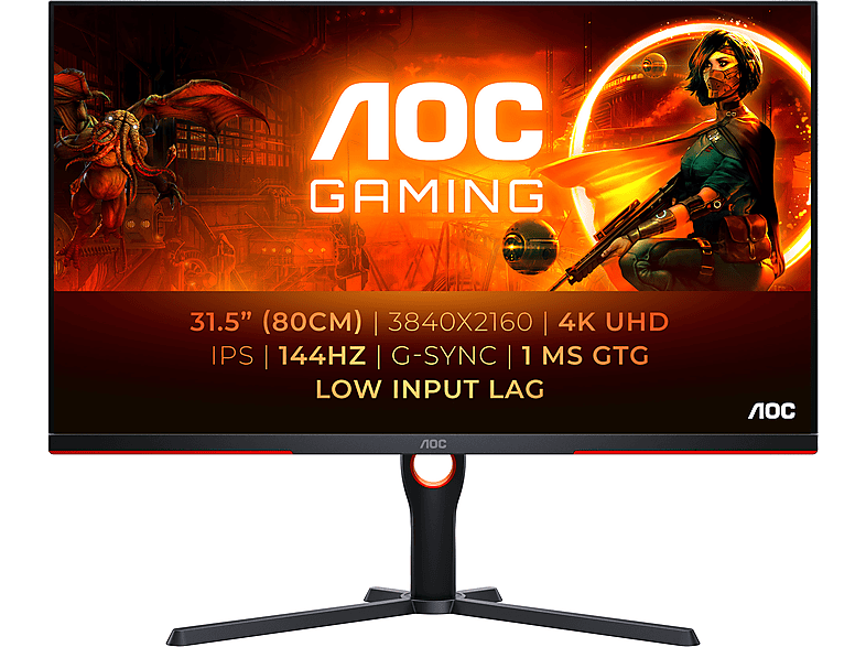 Monitor gaming  AOC U32G3X/BK 31,5