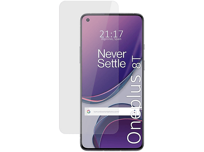 Protector pantalla móvil  OnePlus 8T 5G TUMUNDOSMARTPHONE OnePlus OnePlus 8T 5G Cristal Templado 