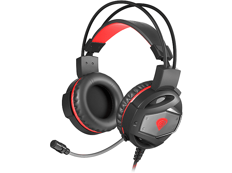 Auriculares gaming | GENESIS NSG-0943, Circumaurales, Rojo/Negro 