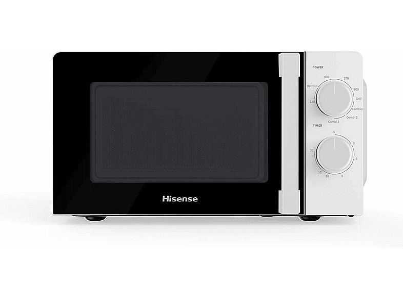 Microondas libre instalación  HISENSE H20MOWS1HG 700 W 6 NIVELES DE POTENCIA potencia 20 l Blanco 