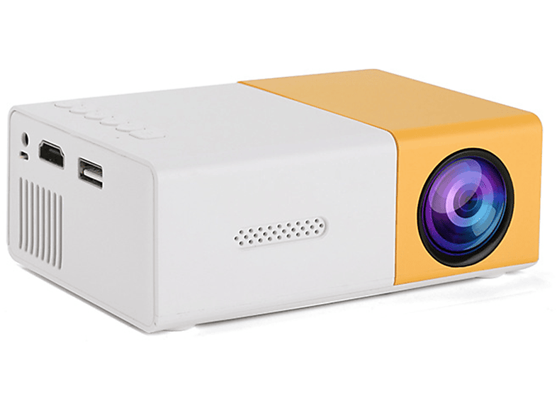 Proyector portátil  KINSI YG300 Mini Diversión 1920*1080 Pixel HD-ready Amarillo 