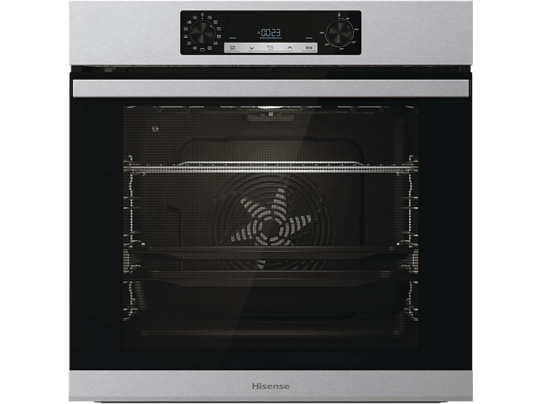 Horno pirolítico  HISENSE BSA65226PX Integrable 9 Pirolítico 77 l 59,50 cm Acero inoxidable Gris 