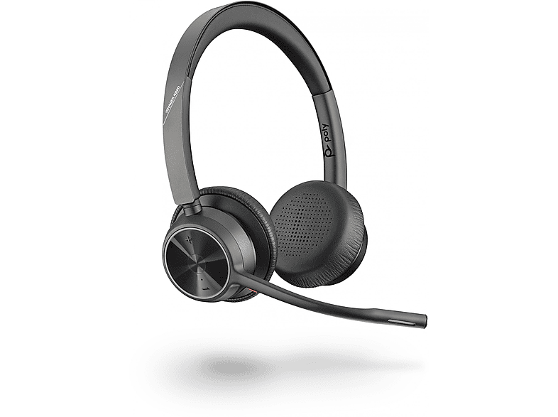 Auriculares de oficina | POLY 218475-01, Circumaurales, Bluetooth, Negro