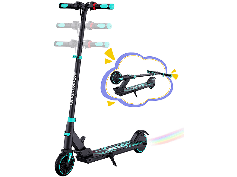 Patinete eléctrico  RCB R15 Patinete eléctrico para niños Homologados 250 W 80 kg 5200 mAh 20 km/h azul 