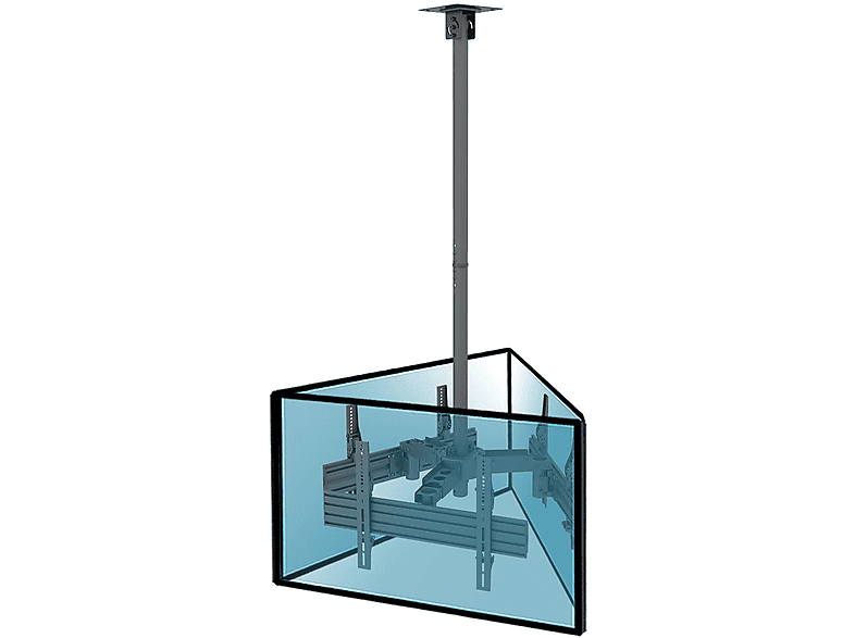 Soporte TV de techo  KIMEX 014-6003 Soporte de techo para 3 pantallas 32