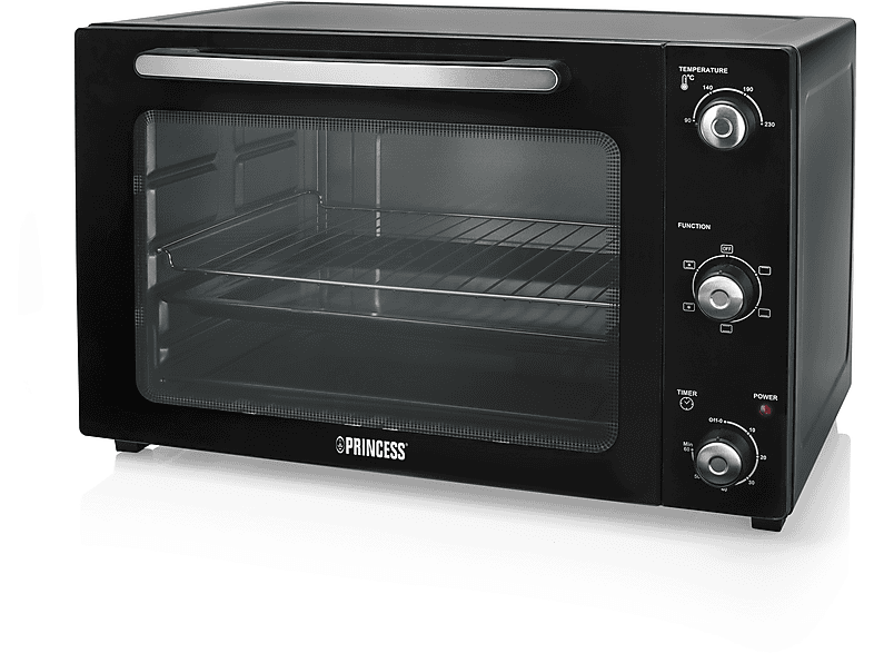 Mini horno | PRINCESS 01.112759.01.001, 2000 W, 55 l, Negro 