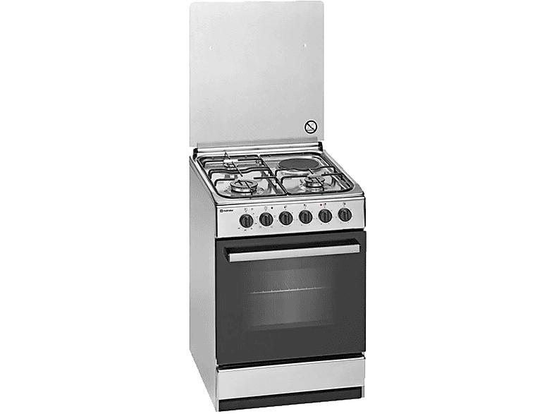 Cocina de gas  9701397 MEIRELES 4 zona(s) zonas 59 l 600 mm Blanco