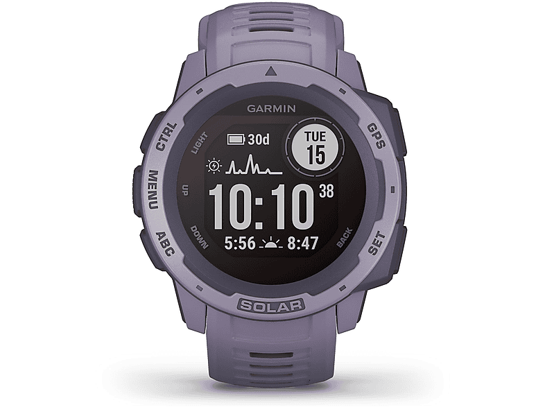 Smartwatch  GARMIN Instinct Solar Fibre Reinforced Plastic (FRP) Púrpura 